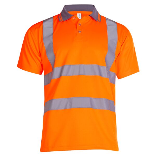 Hi Vis Short Sleeve Polo Shirt Thumbnail