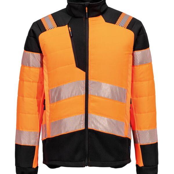 PW3 Hi-vis hybrid baffle jacket (T170) Thumbnail