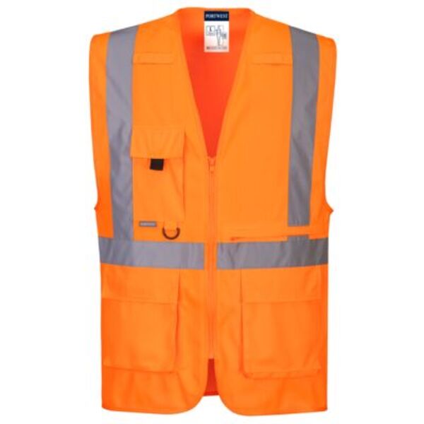 Hi-Vis Tablet Pocket Executive Vest  Thumbnail