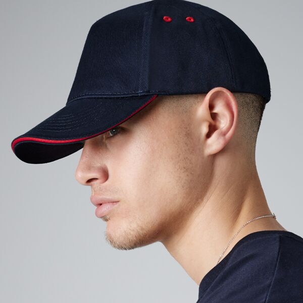 Beechfield Ultimate 5 Panel Cap with Sandwich Peak Thumbnail